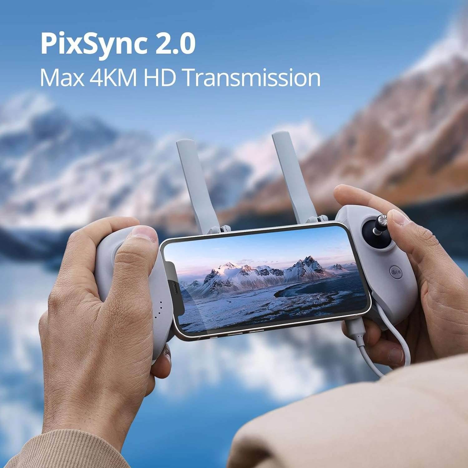 Potensic ATOM SE GPS Drone with 4K EIS Camera, under 249G, 62 Mins Flight, 4KM FPV Transmission, Brushless Motor, Max Speed 16M/S, Auto Return, Lightweight and Foldable Drone for Adults, Beginner