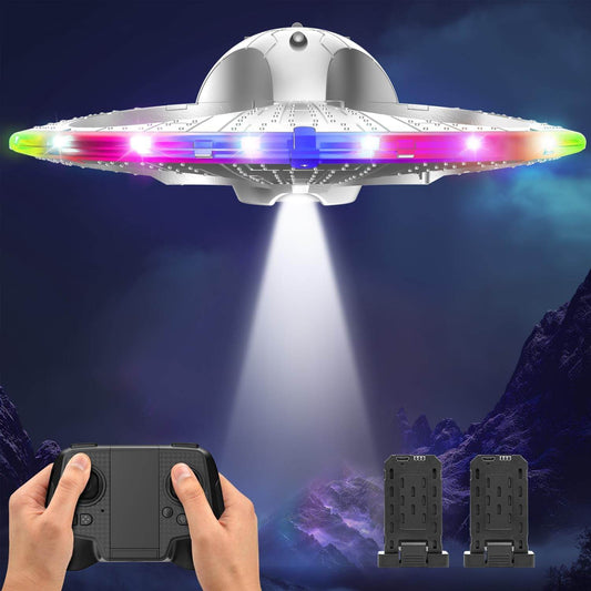 Foam Drone RC UFO for Kids and Beginners, Remote Control Airplane with Light. Default Title