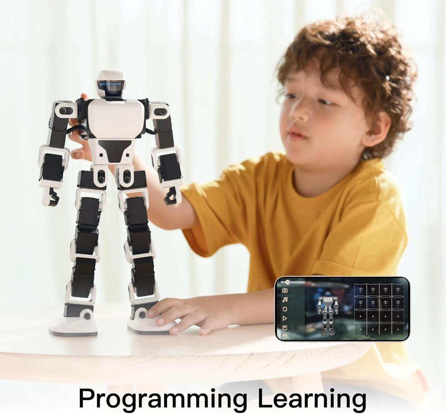 Robosen Interstellar Scout K1 – the Ultimate Robot Gift for Kids and Tech Enthusiasts, with Voice Control, 17 Servo Motors, and App Integration, 13.7-Inch