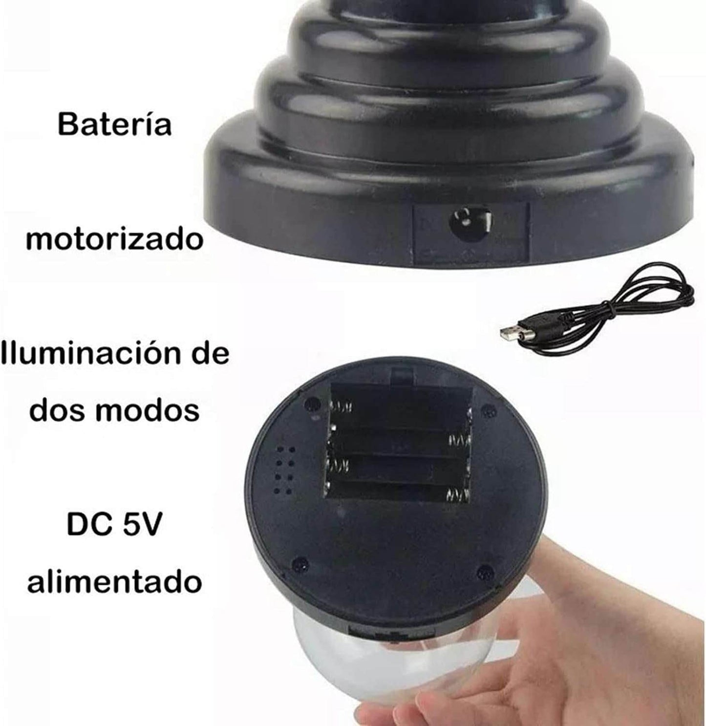 3 Inch Magic Plasma Ball, Touch Sensitive Purifying Air Thunder Lightning Lamp